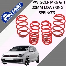 ProSport 20mm Lowering Springs for VW Golf Mk6 GTI